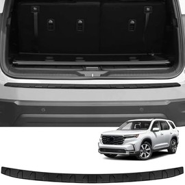 YOJOJOCO Rear Bumper Protector Compatible with Honda Pilot 2025 2024 2023 Accessories Matte Black ABS Material Rear Bumper Guard Trunk Sill Protector