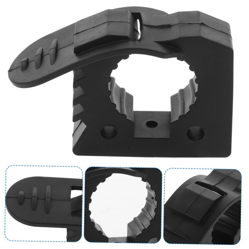 Mikinona 4pcs Rubber Mounting Clamp Holder for Pipes Durable Utility