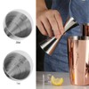 DFsucces Measuring Cup 30/45ml Stainless Steel Jigger Cup Graduated Cocktail