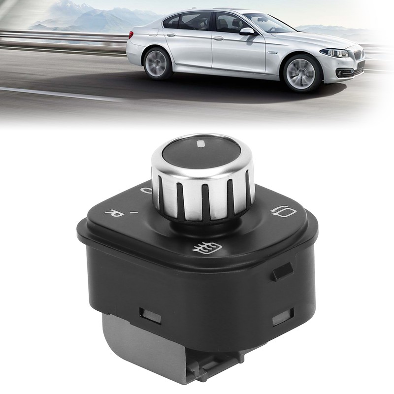 Car Rearview Mirror Adjust Knob Switch 5ND959565A Replacement for R32/RABBIT/EOS/Caddy