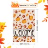 Thanksgiving Garden Flag, Fall Welcome Flag 12 x 18 Double