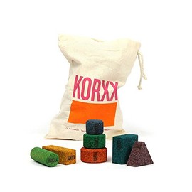 Korxx korxx4260385790293 630 g Form Mix Farbige Baustein in Tasche (28tlg)