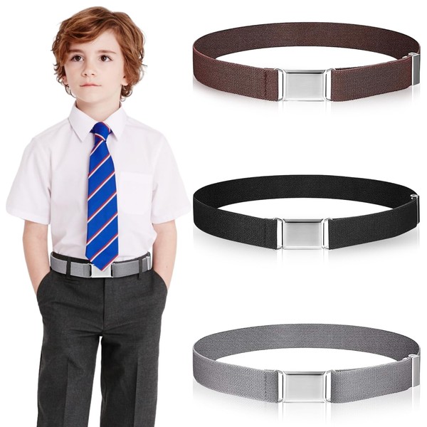 Wlertcop 3-Piece Kids Elastic Belt - Stretchy, Adjustable for Toddler