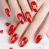 DANNEASY 8 Sheets Dollar Nail Stickers for Acrylic Nails Gold