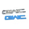 GM Grille Tailgate Emblem Black Chrome for 2015-19 GMC Sierra