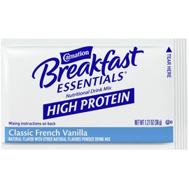Carnation Breakfast Essentials High Protein Drink Mix, Classic French Vanilla, 10 CT, 13.1 Ounce (Pack of 3)