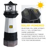 Yenergy Solar Powered Lighthouse Garden Light with Rotating Beacon –