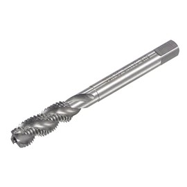 uxcell Spiral Flute Taps, 5/16-24 UNF 2B High Speed Steel (HSS) Uncoated Machine Thread Milling Threading Screw Tap 3 Flutes Tapping Tool