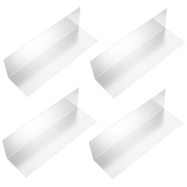 jojofuny 4pcs Aluminum Garage Door Seal Kit Insulation Seal Gasket for Garage Doors Weatherproof Easy Install