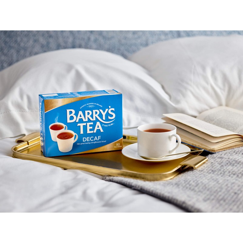 Barry's Tea Decaf Blend 80 Teabags (3 Pack), Fresh from