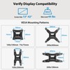 Pipishell Full Motion TV Monitor Wall Mount Bracket Swivel Tilt