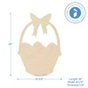 Unfinished Easter Basket Cutout 12 inch, Pack of 1 Holiday