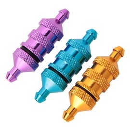 RC Fuel Filter, 1/10 RC Oil Nitro Fuel Filter, Aluminium Fuel Filter, Compatible with HSP 02156 94122