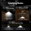 AloftSun Solar Motion Sensor Outdoor Lights,Waterproof Motion Sensor Spot Lights-