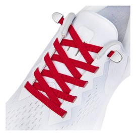 No Tie Shoe laces with Elastic Laces，Elastic Shoelaces for Adults and Kids Red