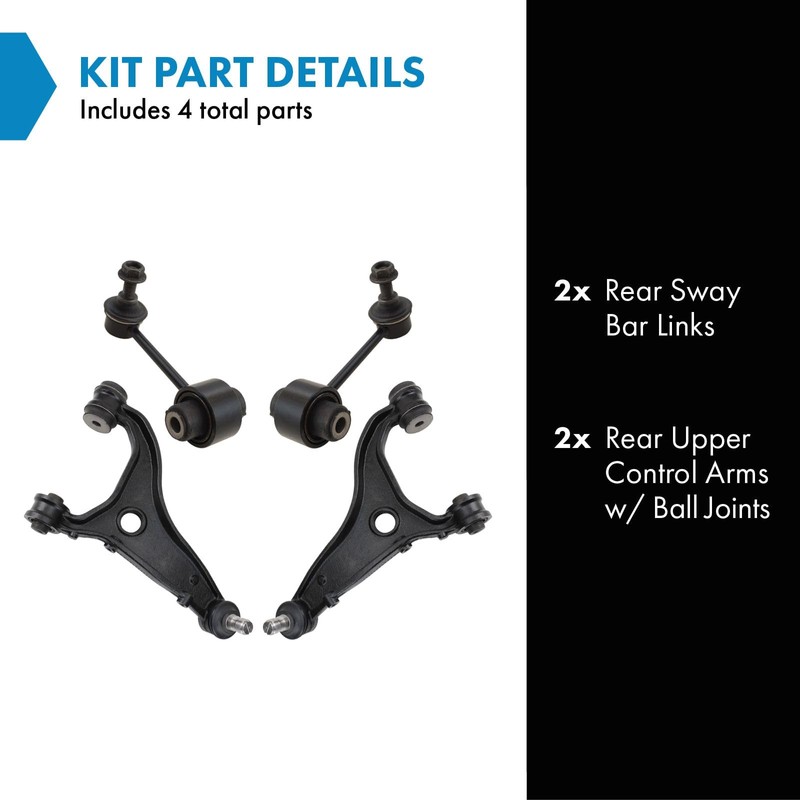 TRQ Rear Suspension Kit Compatible with 2010-2018 Subaru Outback