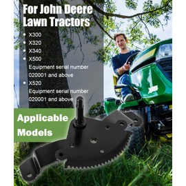 Steering Sector Gear AM136297 for John Deere X300 X320 X340 X500 X520 Replacement for AM136297 M151206