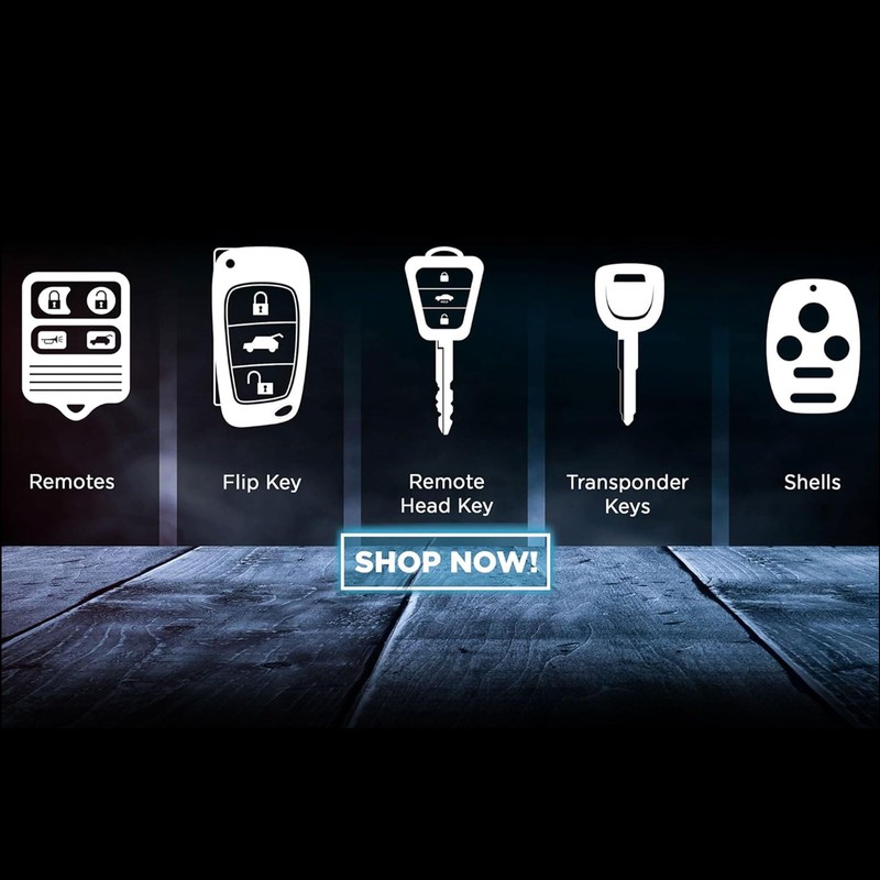 KeylessOption Just the Case Keyless Entry Remote Key Fob Shell