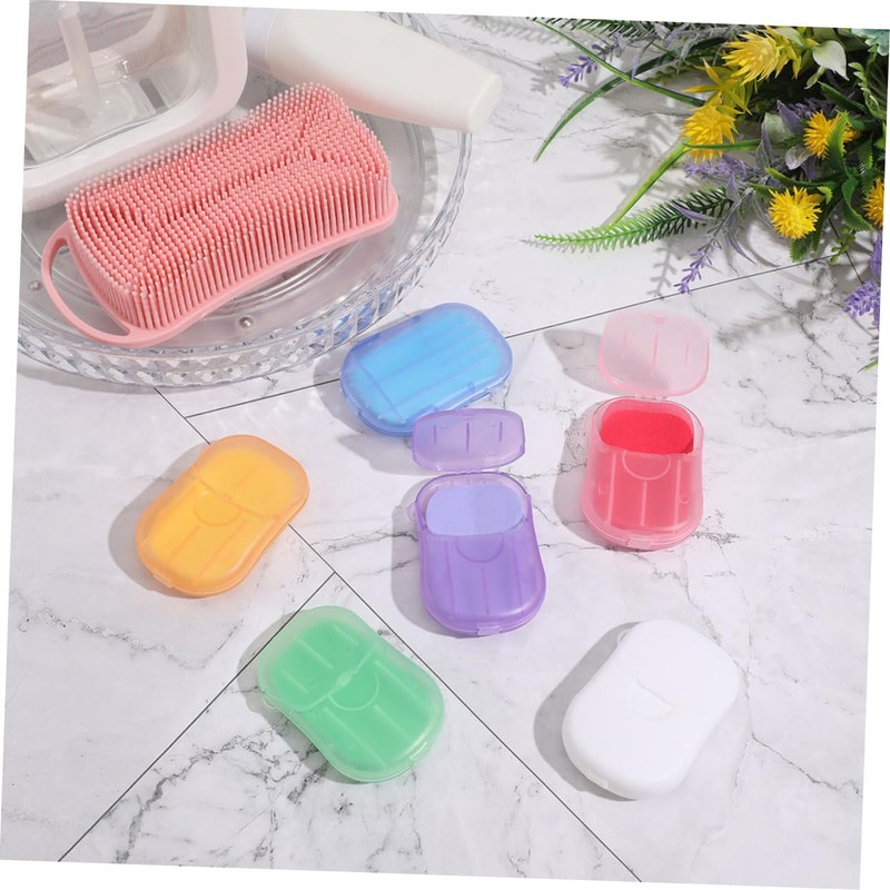 TOVINANNA Travel Wash Male Reusable Portable Camping Soap Sheets Outdoor