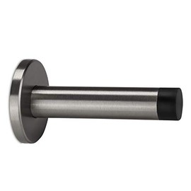 1 x Stopla® Wall Door Stopper Grande Stainless Steel Extra Long Door Stopper with Rubber Door Buffer for the Wall