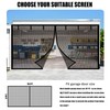 Garage Door Screen for 2 Car Garage-16x7FT Magnetic Garage Door