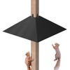 Queension Plastic Squirrel Baffle for 4x4 Post | for 3.5
