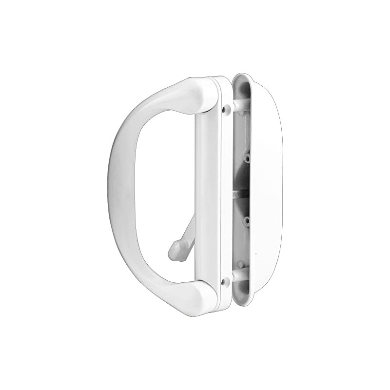 Prime-Line C 1275 Diecast, White, Outside Patio Door Pull with