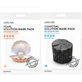 Mascarillas Coreana Reafirmante  Carbn Activo  Perla_20pz Mixta                                                                                       