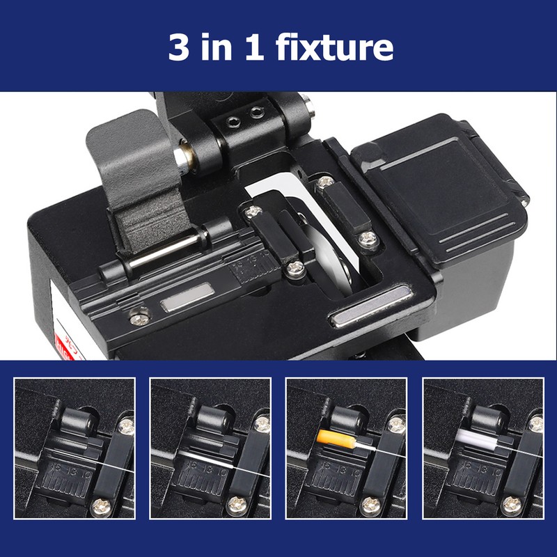 Fiber Cleaver High Accuracy Cold Hot Welding Universal Automatic Incisive