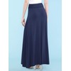 MBJ WB296 Womens Lightweight Floor Length Maxi Skirt XXL Navy
