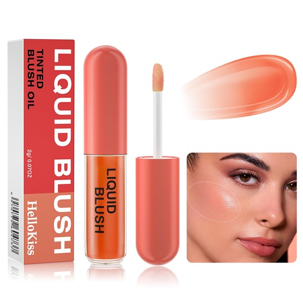 Liquid Cream Blush Stick - Soft Cream Liquid Blush, Long-Wearing