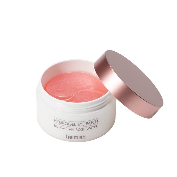 HEIMISH] Bulgarian Rose Hydrogel Eye Patch (60ea) | Under Eye Patches for Puffy Eyes| Anti-Wrinkle, Gel Pads, Anti-Wrinkles, Brightening, Elasticity, Eye Patches, Korean Skincare