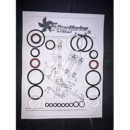 Seal Kit!! SHOWA TRIM TILT UNIT YAMAHA F115 F150 F200 68V-43800-04-00 64E-43822. FSM026 63P-43800-02-8D, 63P-43800-03-00, 63P-43800-03-00, 63P-43800-06-00, 63P-43800-07-00, 64E-43800-05-00,