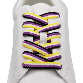 Pride Schnürsenkel | 120cm 1 Paar (Non binary, gewebt)