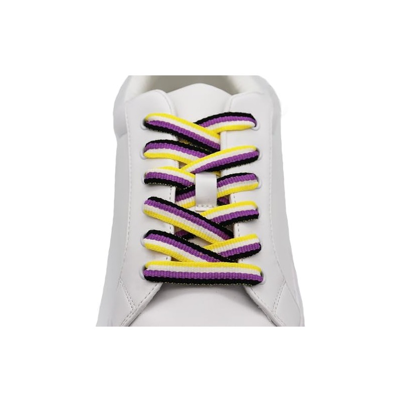 Pride Schnürsenkel | 120cm 1 Paar (Non binary, gewebt)