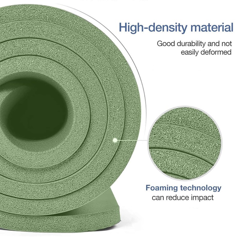 Gruper Thick Yoga Mat Non Slip, Large Size 72" L