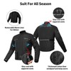 DUHAN Motorcycle Jacket for Men & Women, Mesh CE Level