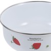 Zerodeko Universal Enamel Mixing Bowl with Plastic Lid, Set of