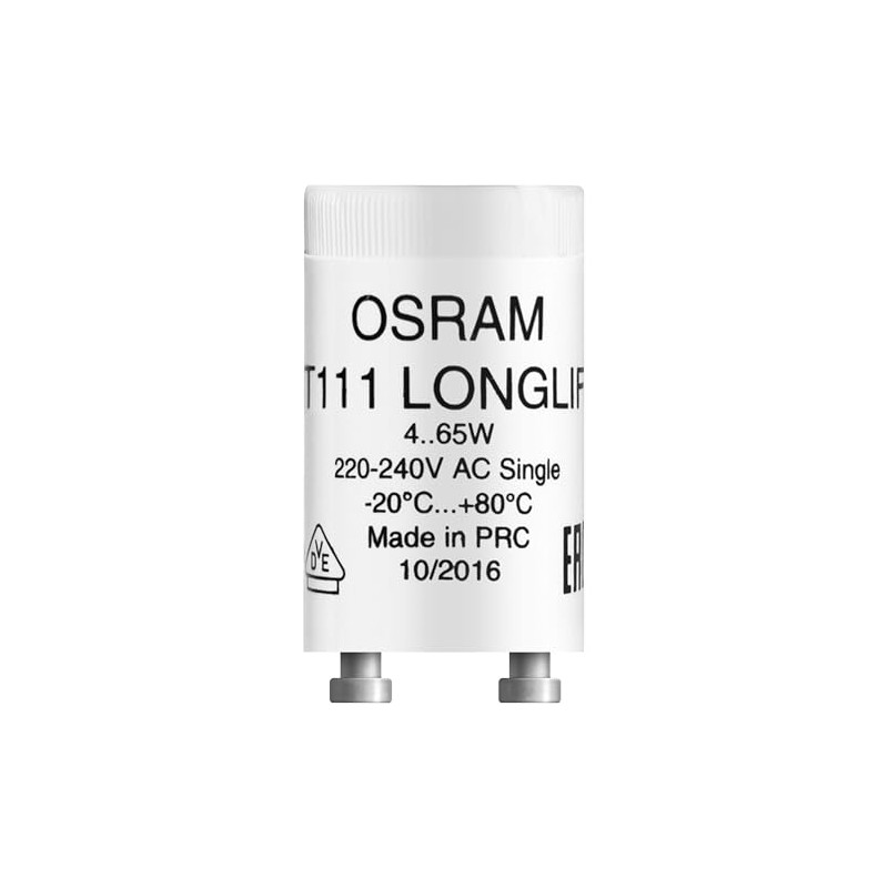 Osram Pack of 3 ST111 Longlife Starters for 4-80 W