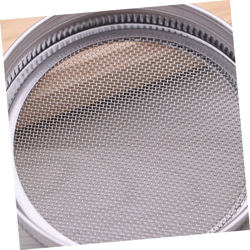 Kisangel 4Pcs Stainless Steel Sprouting Lids for Mason Jars Removable