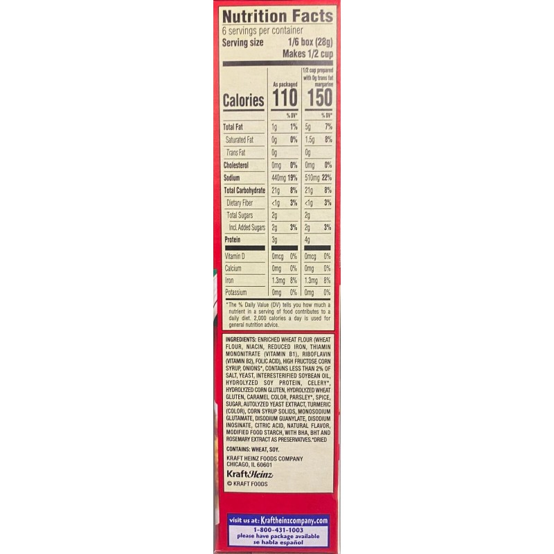 Stove Top 4x KRAFT Stove Top PORK Stuffing Mix (6