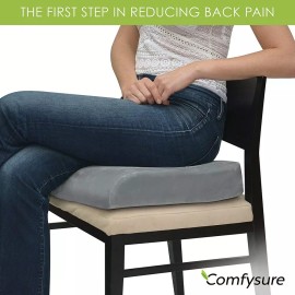 COMFYSURE Extra Large Firm Seat Cushion Pad for Bariatric Overweight Users