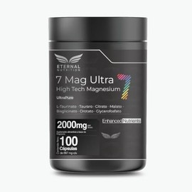 ETERNAL NUTRITION Seven Mag Ultra: Magnesio Complex 7 en 1 Puro (100 Caps)