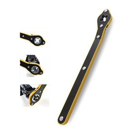 360° forward and reverse knob design head ratchet wrench, labor saving wrench, easy to use, jack handle tool, tire wheel axle wrench insulation protection, stronger load capacity, convenient and fast