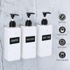 Segbeauty Shampoo Bottles for Filling, 500 ml, Pack of 3