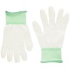 Midori Anzen MCG501N Low Dust Work Gloves, Fingertip Coating, Medium,