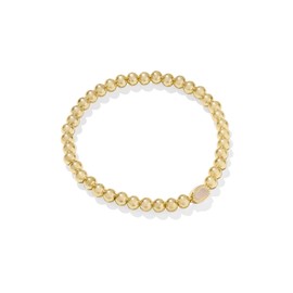 Kendra Scott Mini Elaina Stretch Bracelet in Iridescent Drusy, 14k Gold-Plated Brass, Fashion Jewelry for Women