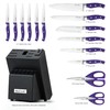 McCook MC27 14 Pieces Stainless Steel kitchen knife set with