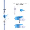 Topquafocus Large Enema Bucket Kit Anti-backflow Enema Kit for Men