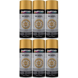 Sherwin-Williams Company Duplicolor High Performance Matte Gold Wheel Paint (12 oz) - 6 Pack